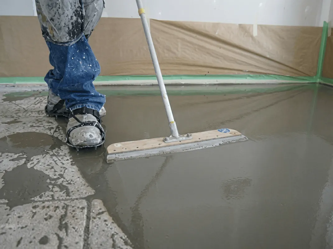Uneven floor being professionally repaired in Seattle, WA